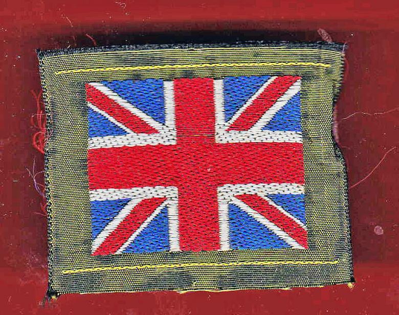 British Commonwealth Occupation Force Japan Union Jack cloth formation sign