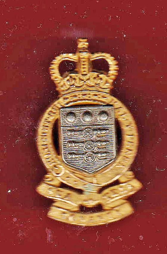 Royal Army Ordnance Corps Officer's cap badge