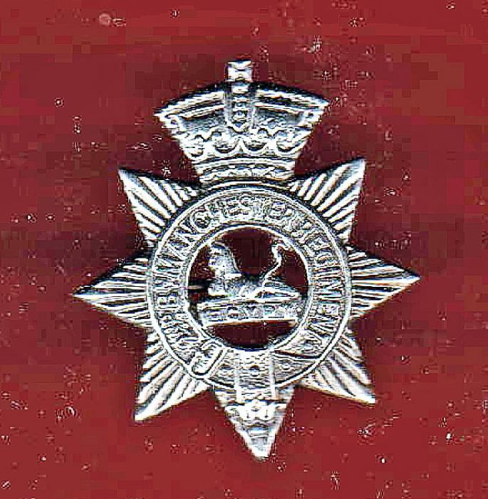 2nd Battn. Manchester Regiment Victorian Officer's F.S. cap badge