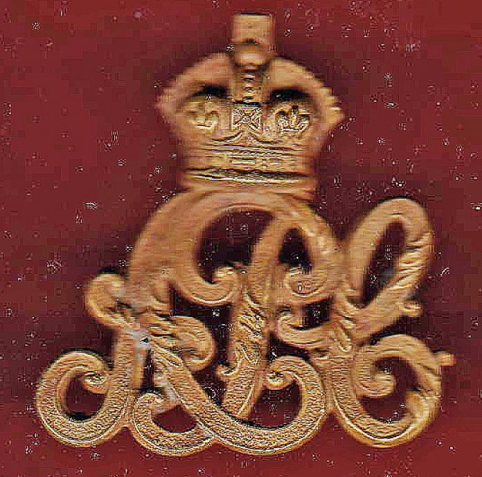 Army Pay Corps Edwardian forage cap badge