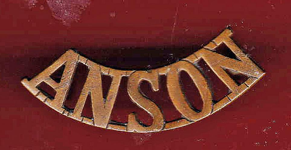 ANSON 8th Anson Bn. Royal Naval Division WW1 shoulder title
