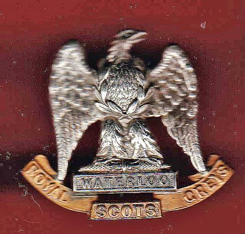 Scottish Royal Scots Greys OR's cap badge