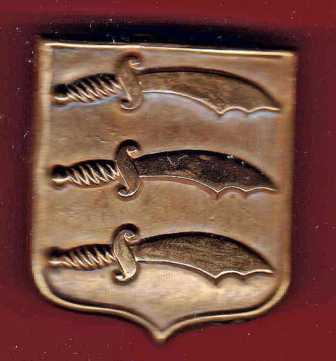 Essex Regiment Victorian bandsman pouch badge.