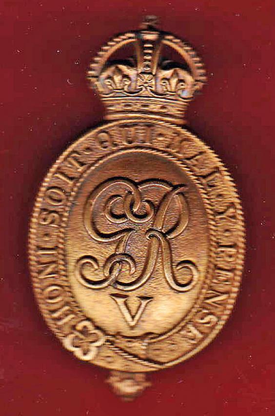 The Household Battalion WW1 cap badge
