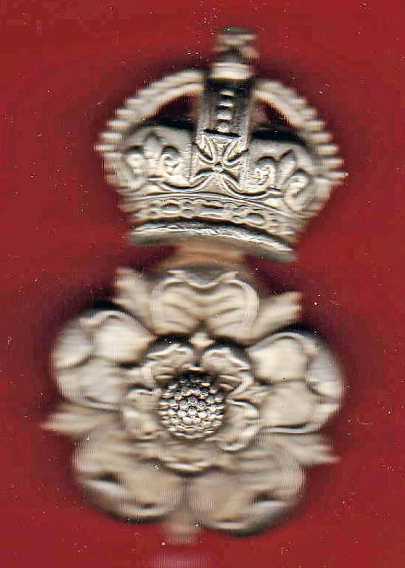 Yorkshire Dragoons Yeomanry NCO's arm badge