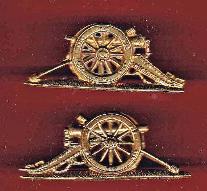 Royal Artillery NCO's rank arm badges