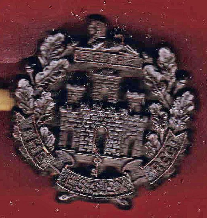 The Essex Regiment. WW2 plastic economy cap badge