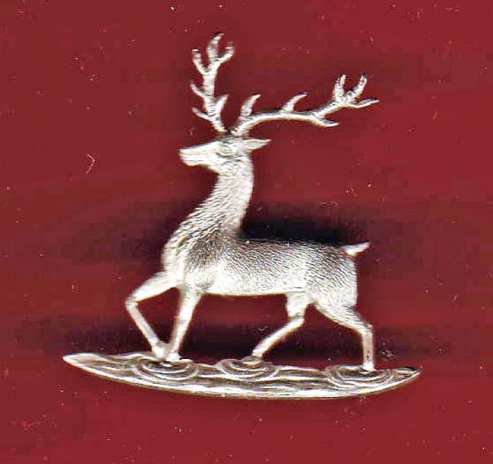The Hertfordshire Yeomanry Officer's Dress cap badge