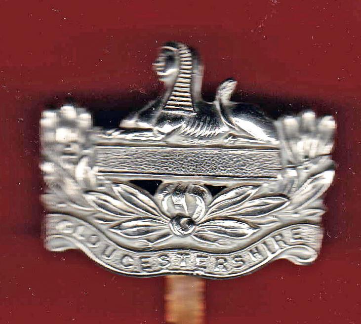 5th & 6th Bn. The Gloucestershire Regiment WW1 OR's cap badge