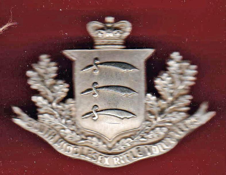 South Middlesex Rifle Volunteers Victorian badge