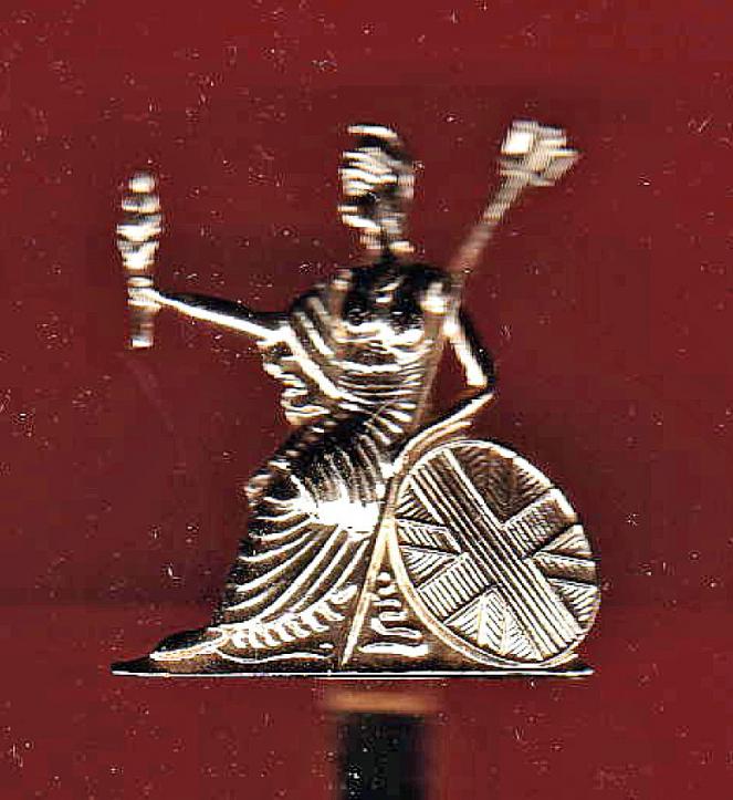 The Norfolk Regiment OR's staybright beret badge
