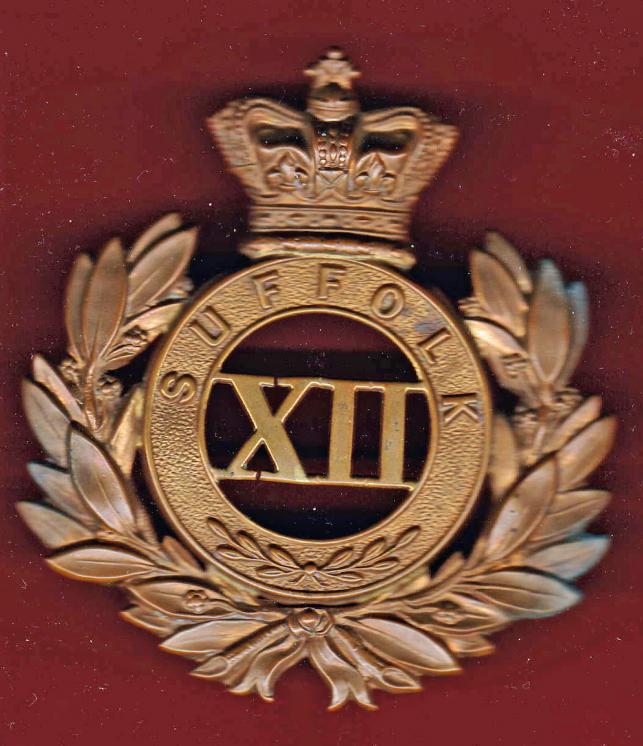 The Suffolk Regiment Victorian pouch badge