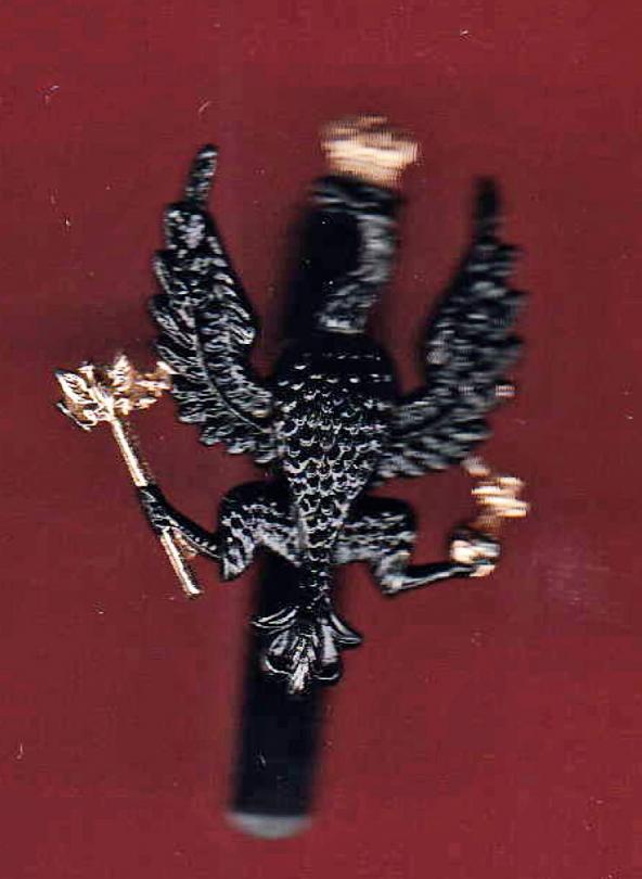 14th/20th King's Hussars staybright cap badge