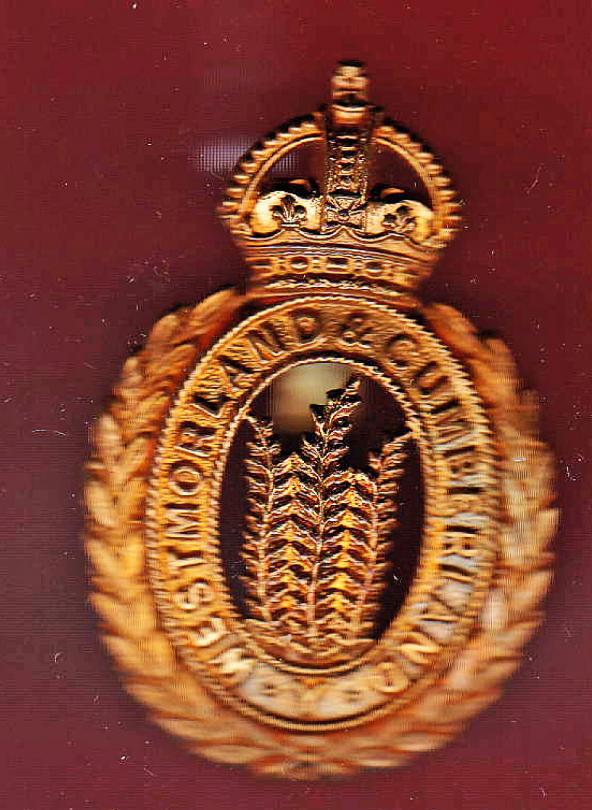 Westmoreland & Cumberland Yeomanry OR's cap badge