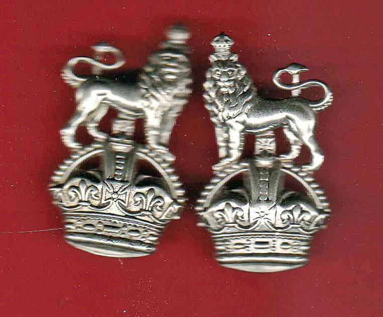 Admiralty Constabulary collar badges