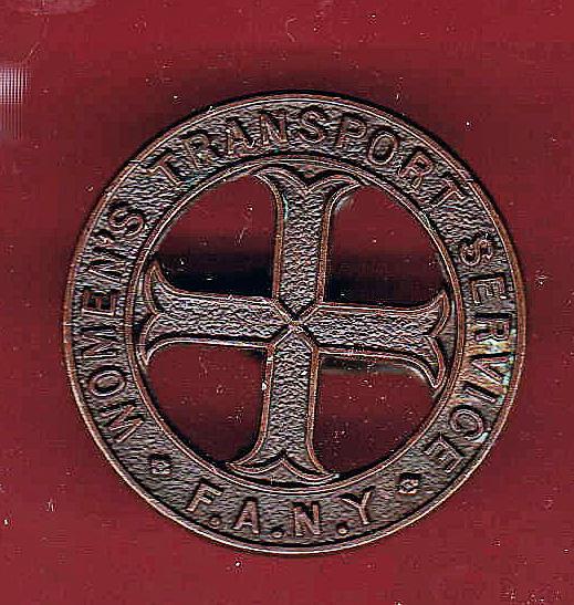 Women's Transport Service F.A.N.Y.  WW2 Officer's S.D.cap badge