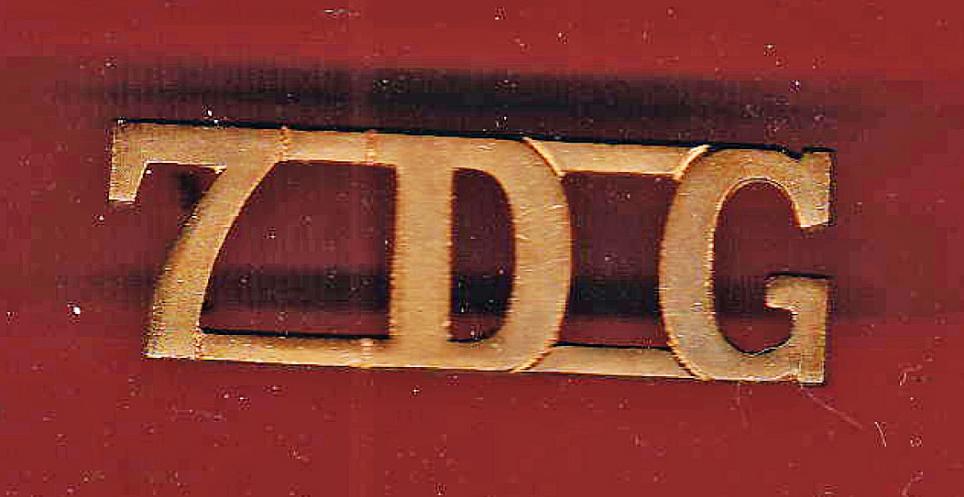7-DG WW1 7th Princess Royals Dragoon Guards shoulder title