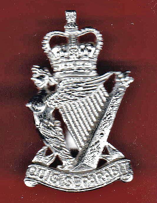 Irish Royal Ulster Rifles EIIR OR's staybright caubeen badge