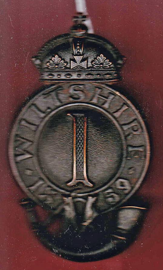 1st (Salisbury) Wiltshire Rifle Volunteers Victorian pouch belt plate.