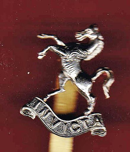 West Kent Yeomanry  OR's Beret / sidecap badge