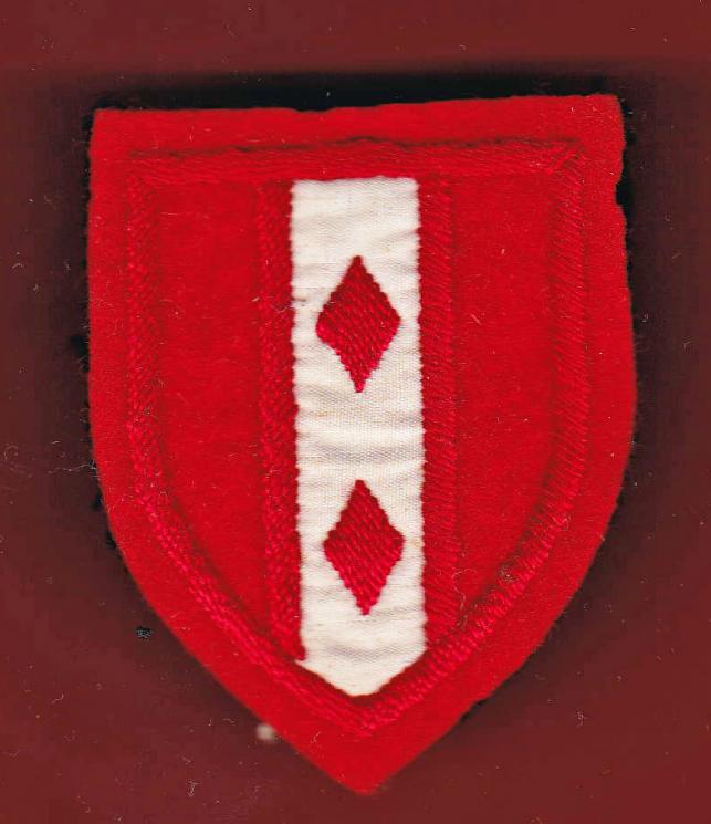 2nd Infantry Brigade WW2 cloth formation sign