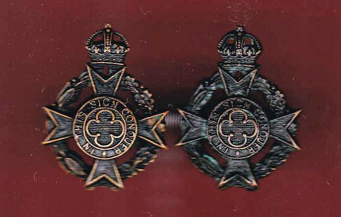Royal Army Chaplains Department collar badges