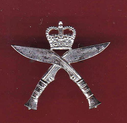 Royal Gurkha Rifles Officer's  beret badge