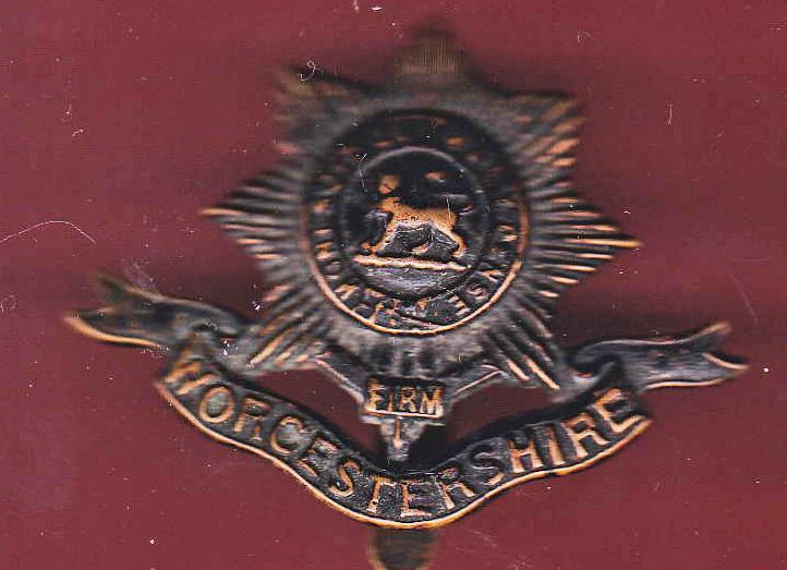 2nd Vol. Bn. Worcestershire Regiment OR's cap badge