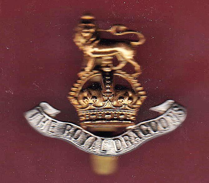 1st Royal Dragoons WW1 OR's cap badge