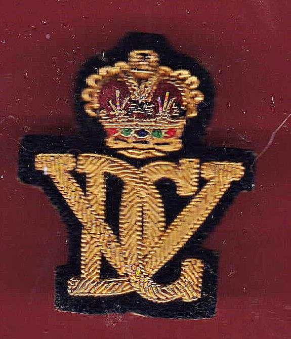 5th Royal Inniskilling Dragoon Guards Officer's bullion beret badge