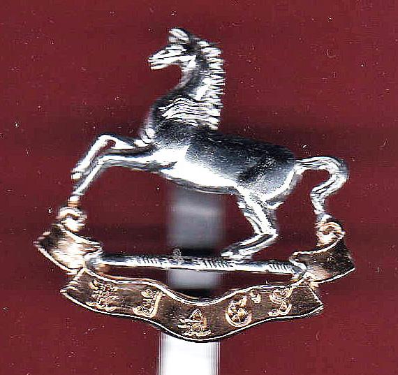 King's Liverpool Regiment staybright cap badge
