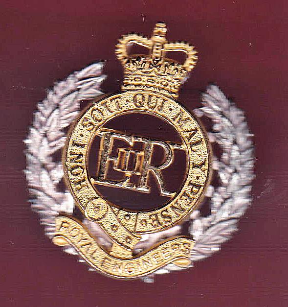 Royal Engineers Officers cap badge