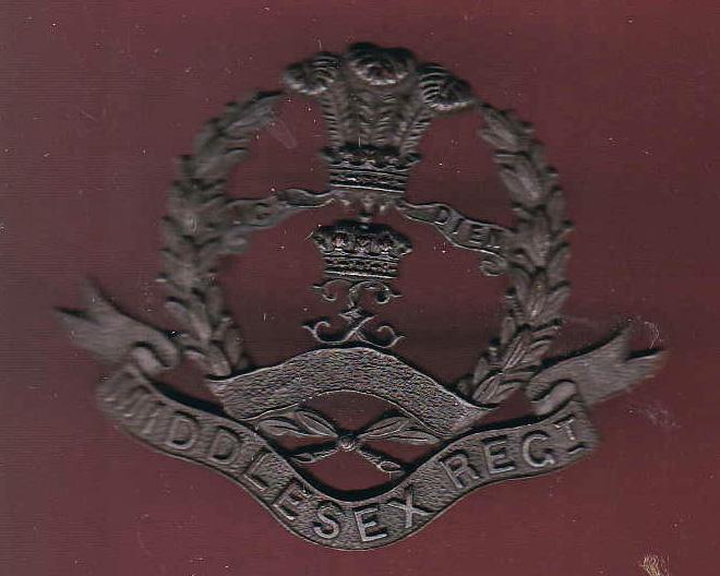 10th Battn. The Middlesex Regiment Officer's OSD badge