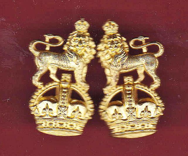 Royal West Kent Regt. OR's collar badges