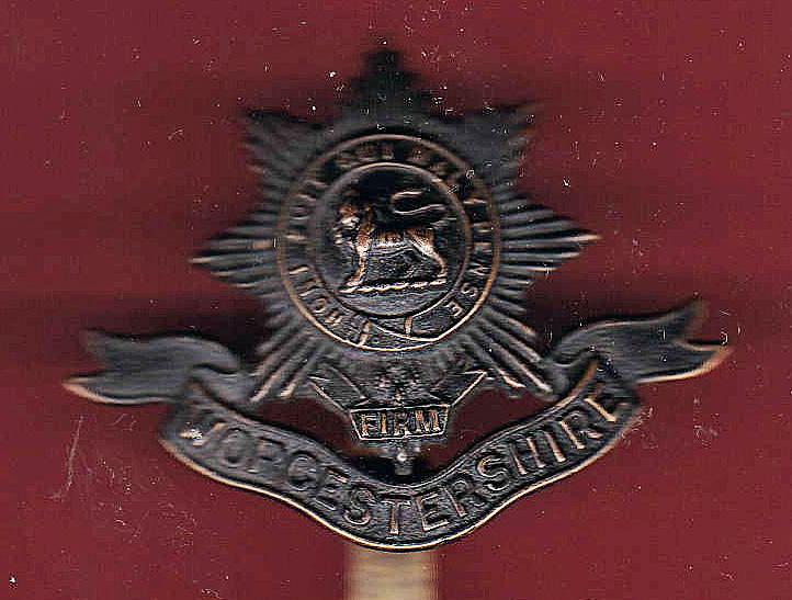 2nd Vol. Bn. Worcestershire Regiment OR's cap badge