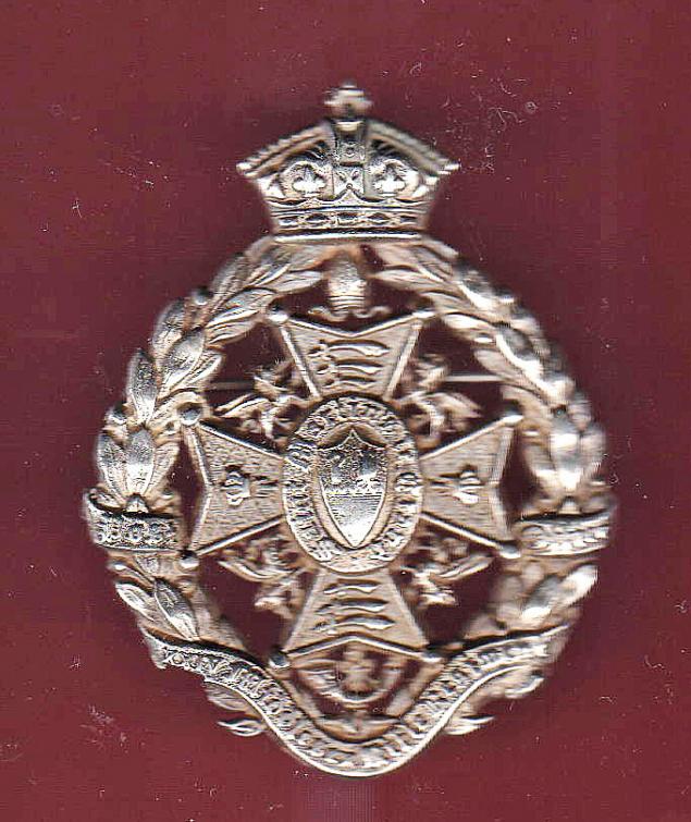 24th.Middlesex Rifle Volunteers Victorian Officers cap badge