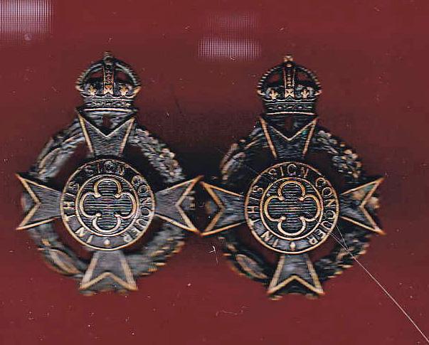 Royal Army Chaplains Department collar badges
