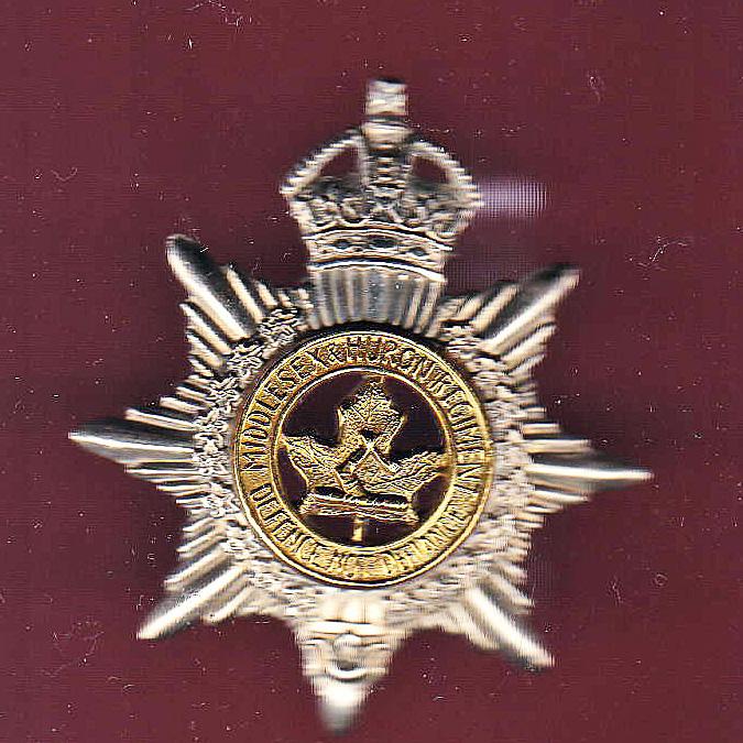 Canadian Middlesex & Huron Regiment WW2 cap badge