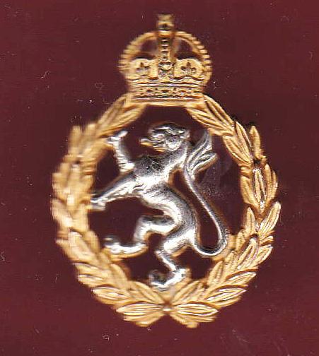 Women's Royal Army Corps Officer's cap badge