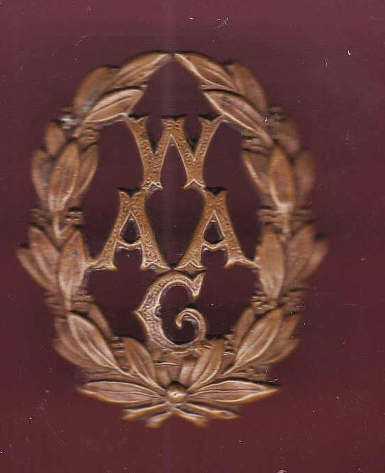 Women's Army Auxiliary Corps WW1 Officer's S.D.cap badge.