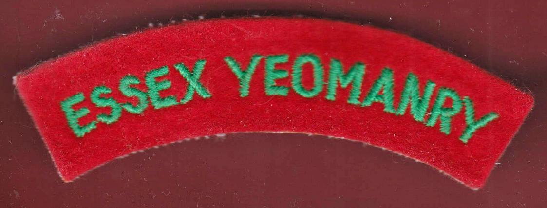 70 (Essex Yeomanry) Signal Squadron  cloth shoulder title