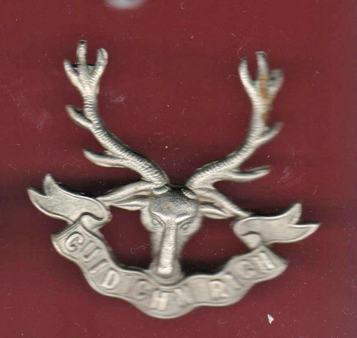 Scottish Seaforth Highlanders OR's glengarry badge