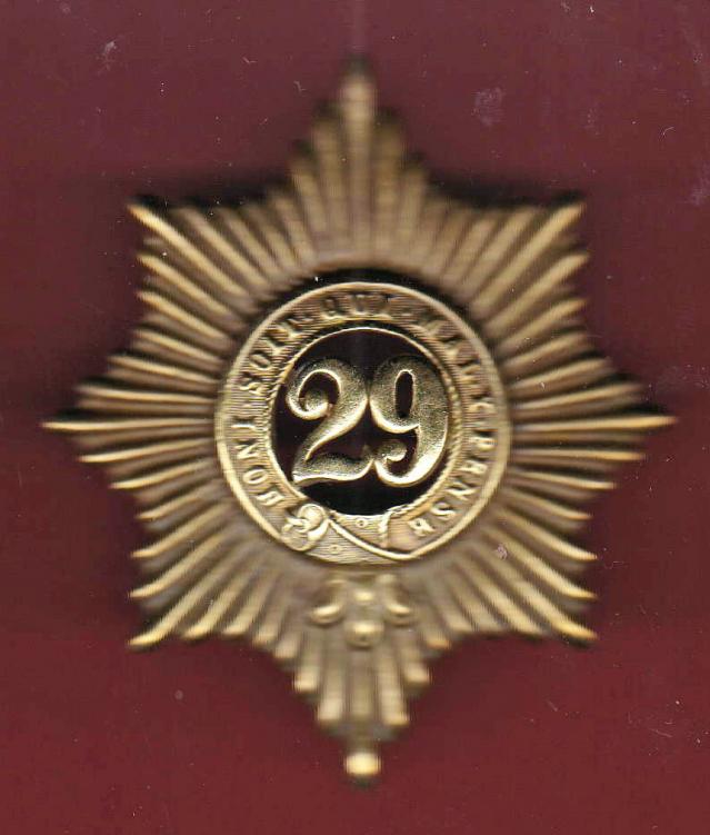 29th (Worcestershire) Regiment of Foot OR’s glengarry badge