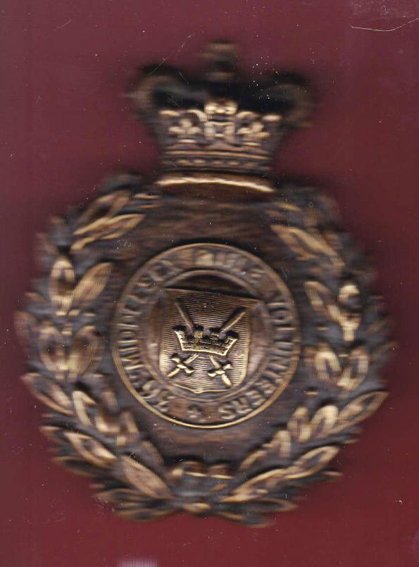36th Middlesex (Paddington) Rifle Volunteers Victorian Sergeant’s pouch belt plate