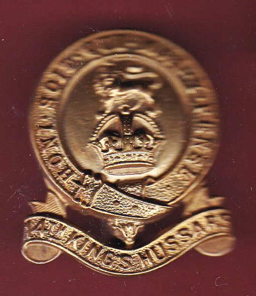14th King's Hussars WW1 OR's cap badge