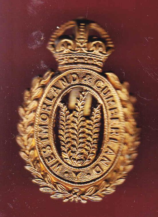 Westmoreland & Cumberland Yeomanry OR's cap badge