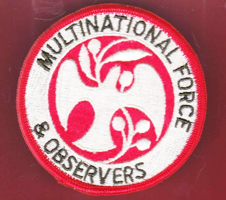 Multinational Force and Observers formation sign