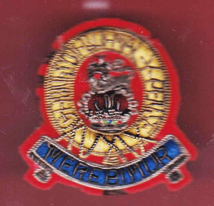 15th/19th King's Hussars Officer's EIIR bullion beret badge