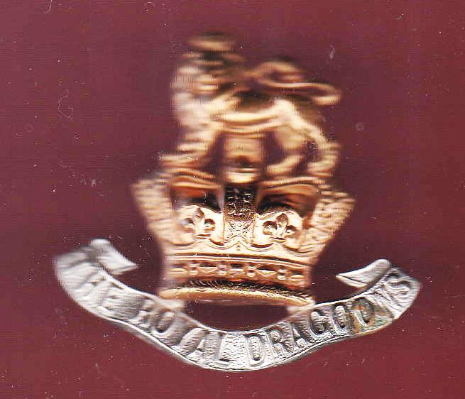 1st Royal Dragoons Victorian OR's cap badge