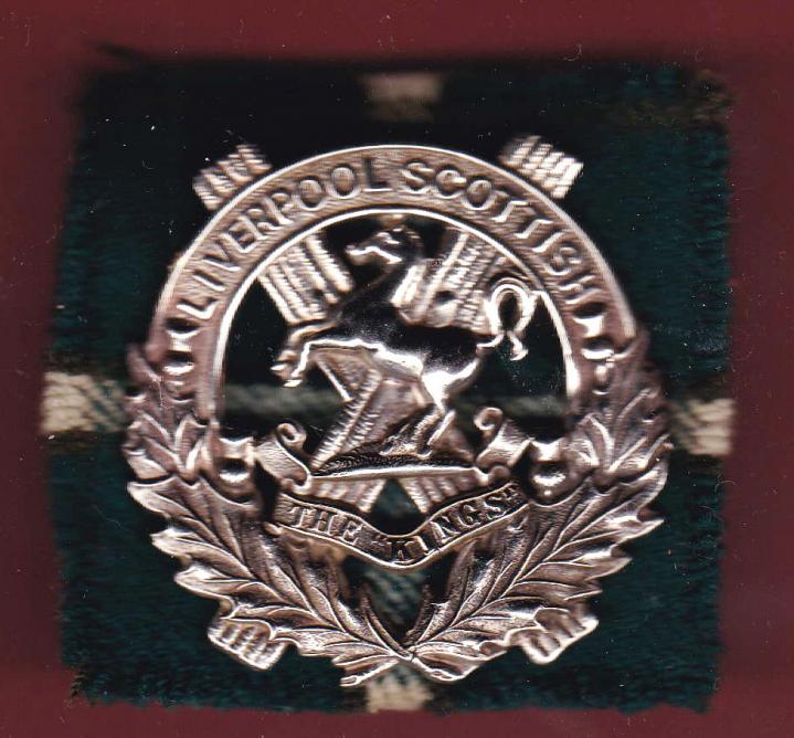 10th (Scottish) Bn. King's Liverpool Regt. WW1 glengarry badge